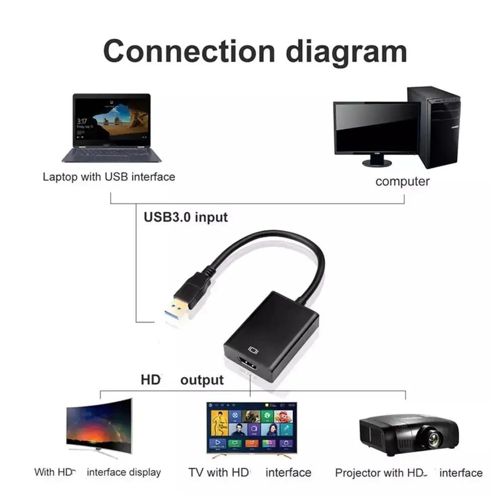 USB 2.0 HDMI ȣȯ  ׷ , PC Ʈ Ϳ, HDTV  ׷  ī, Ada W0N6, 1080P HD